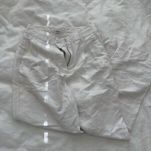 Aritzia wilfred linen trouser pants